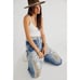 New Free people - We The Free Azalea Patchwork Jeans Daisy Blue size 27