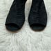 Paul Green Cayanne Peep Toe Black Suede Heeled Bootie 6.5