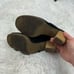 Paul Green Cayanne Peep Toe Black Suede Heeled Bootie 6.5