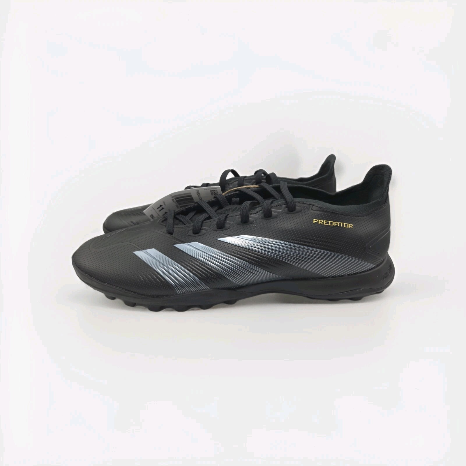 NEW adidas Predator League TF Turf Black Soccer Shoes IF6377 Mens Size 11