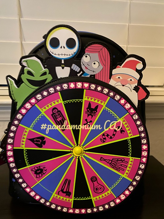 Loungefly Oogie Boogie Wheel Nightmare Before christmas mini backpack