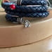 Carolyn Pollack American West leather wrap beaded bracelet