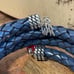 Carolyn Pollack American West leather wrap beaded bracelet