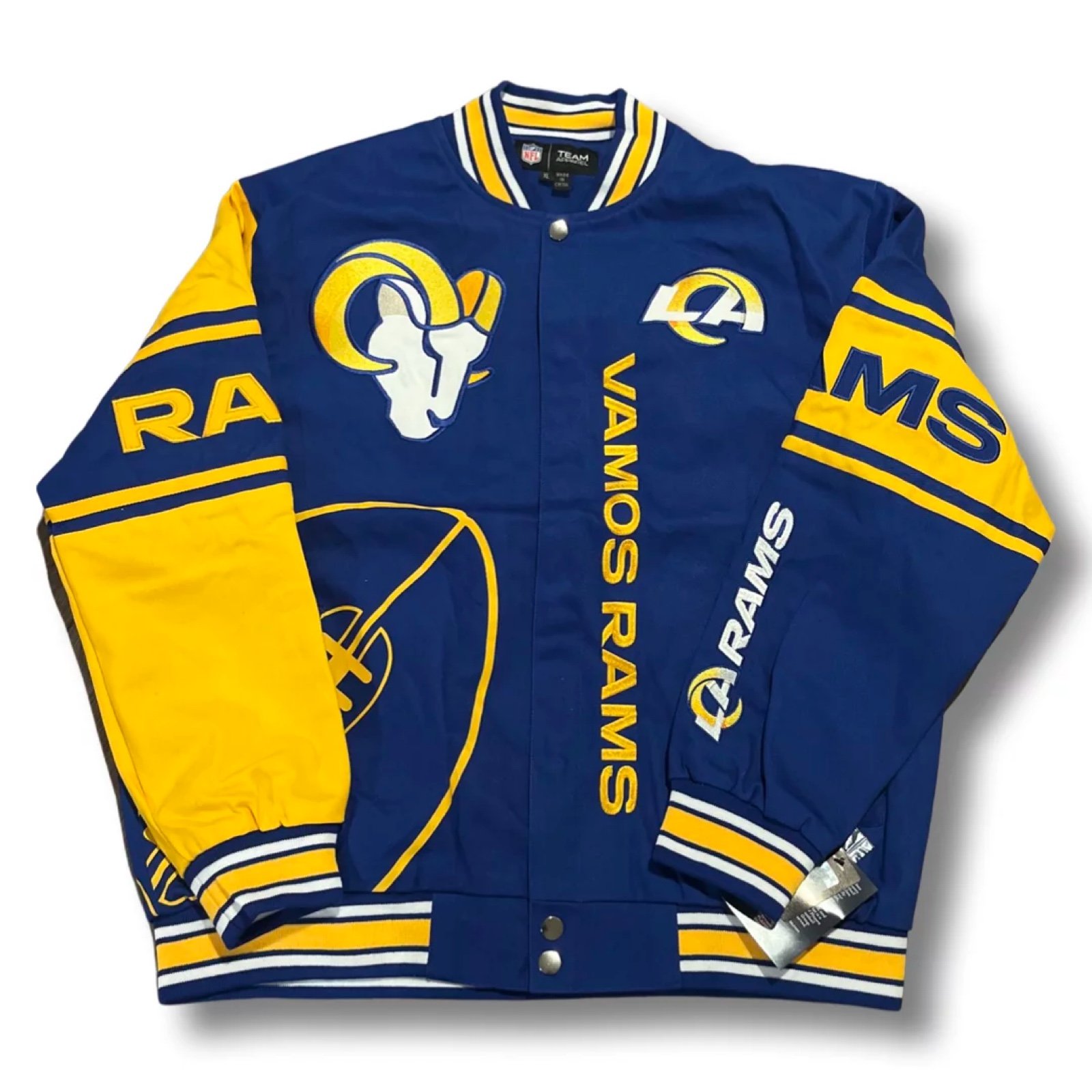 Los Angeles Rams JH Design Twill Full – Snap Jacket