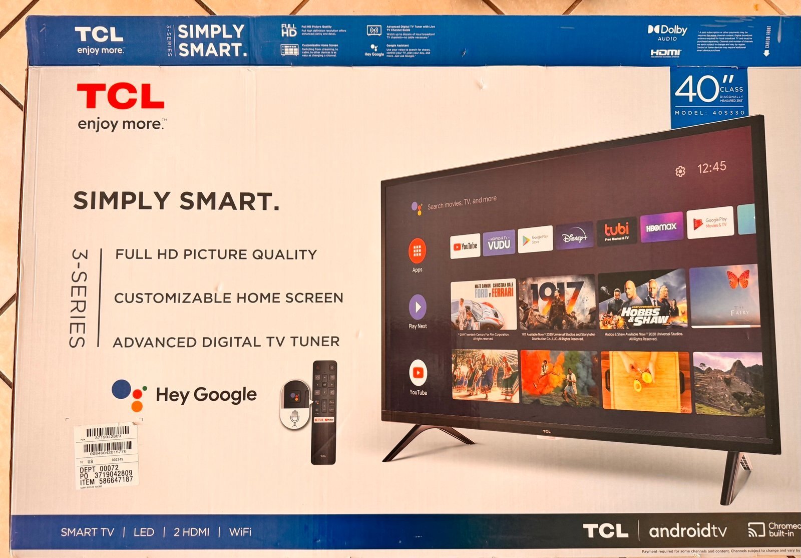 TV SmartTV TCL 3-Series