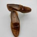 Sam Elderman Womens Loraine Golden Bronze Slip On Loafer US 7