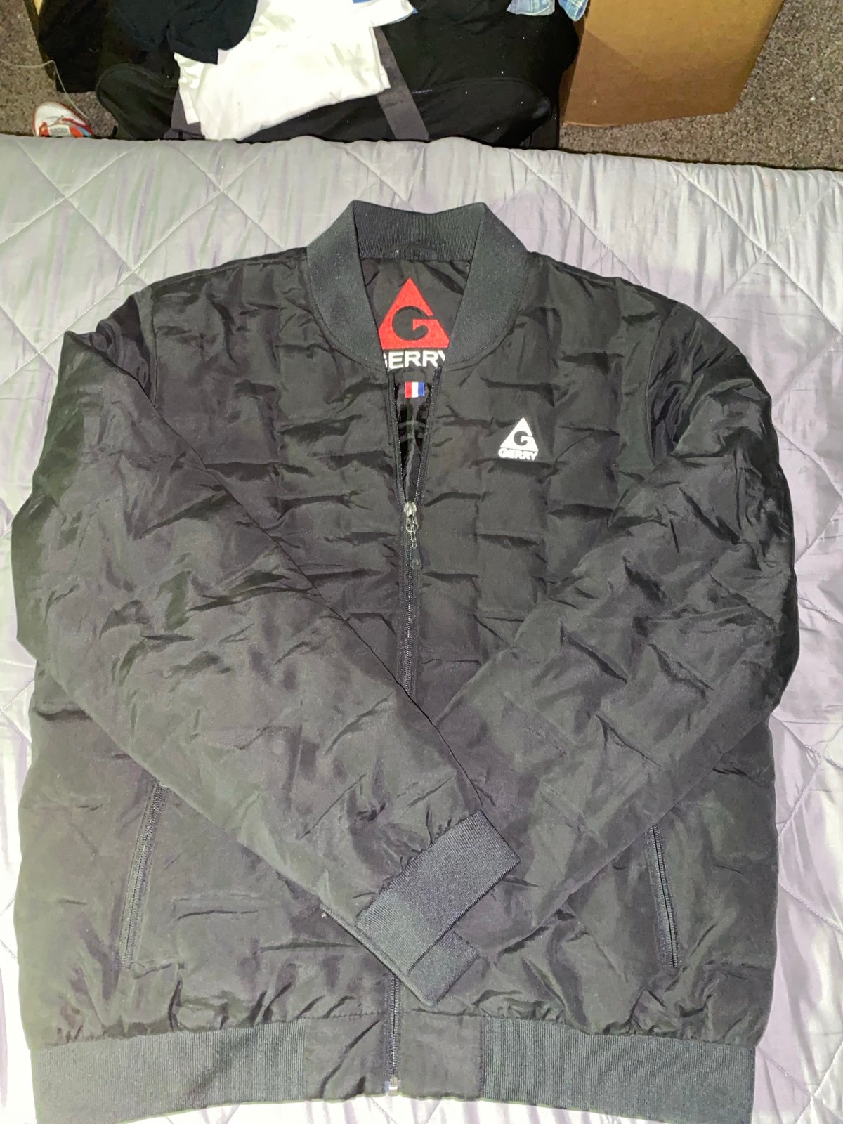 Men’s Gerry Nanopuff Fill Lightweight Puffer Size Large Black Jacket