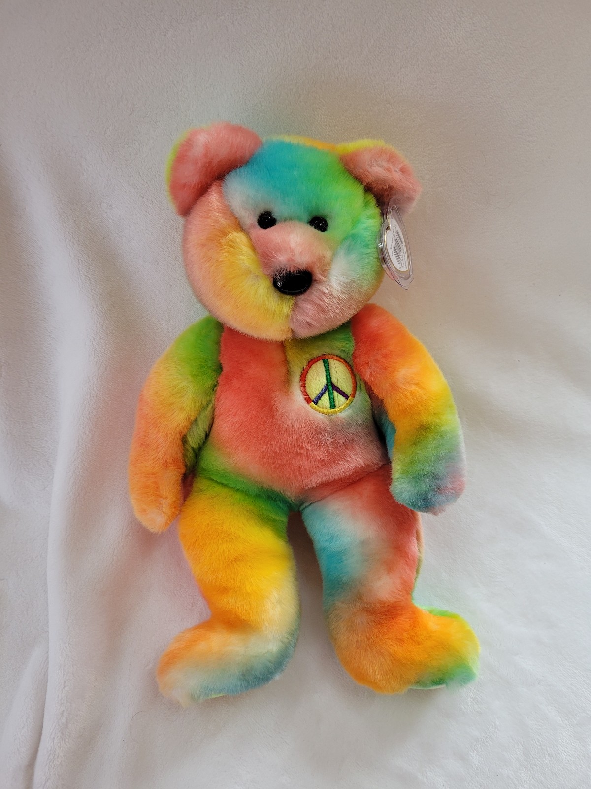 Ty Beanie Buddies 'PEACE 14 Plush RARE