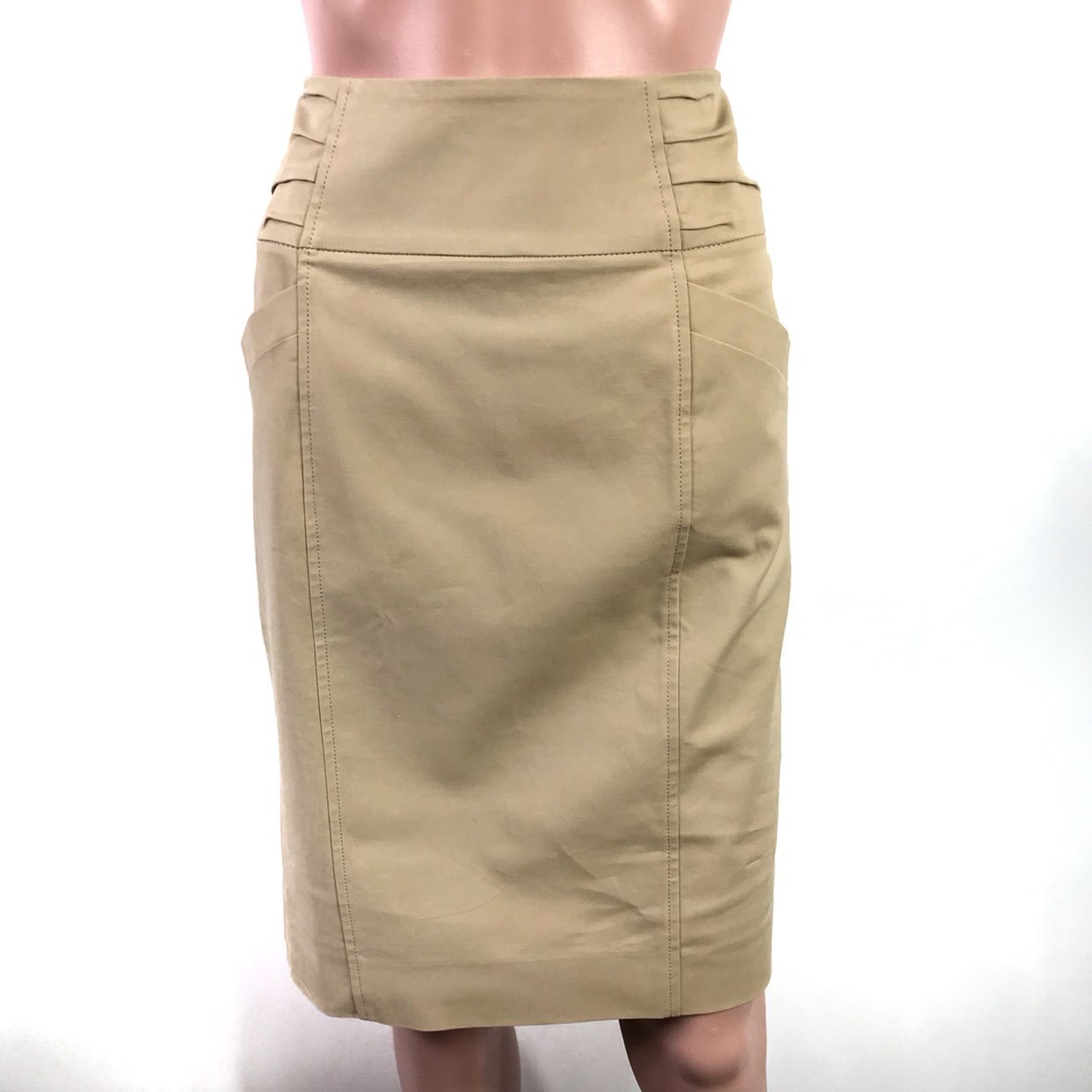 Lafayette 148 New York Tan Pencil Skirt