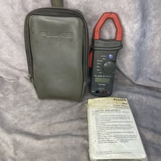 Fluke 32 Clamp Meter With Bag And Manual Tested And Working