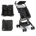New! Munchkin Sparrow Ultra Compact Lightweight Travel Stroller, Color Black
