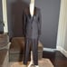 Women’s Dark Gray Slim Fit 3 Piece Formal Tuxedo Suit Shawl Lapel Size 6 NWOT