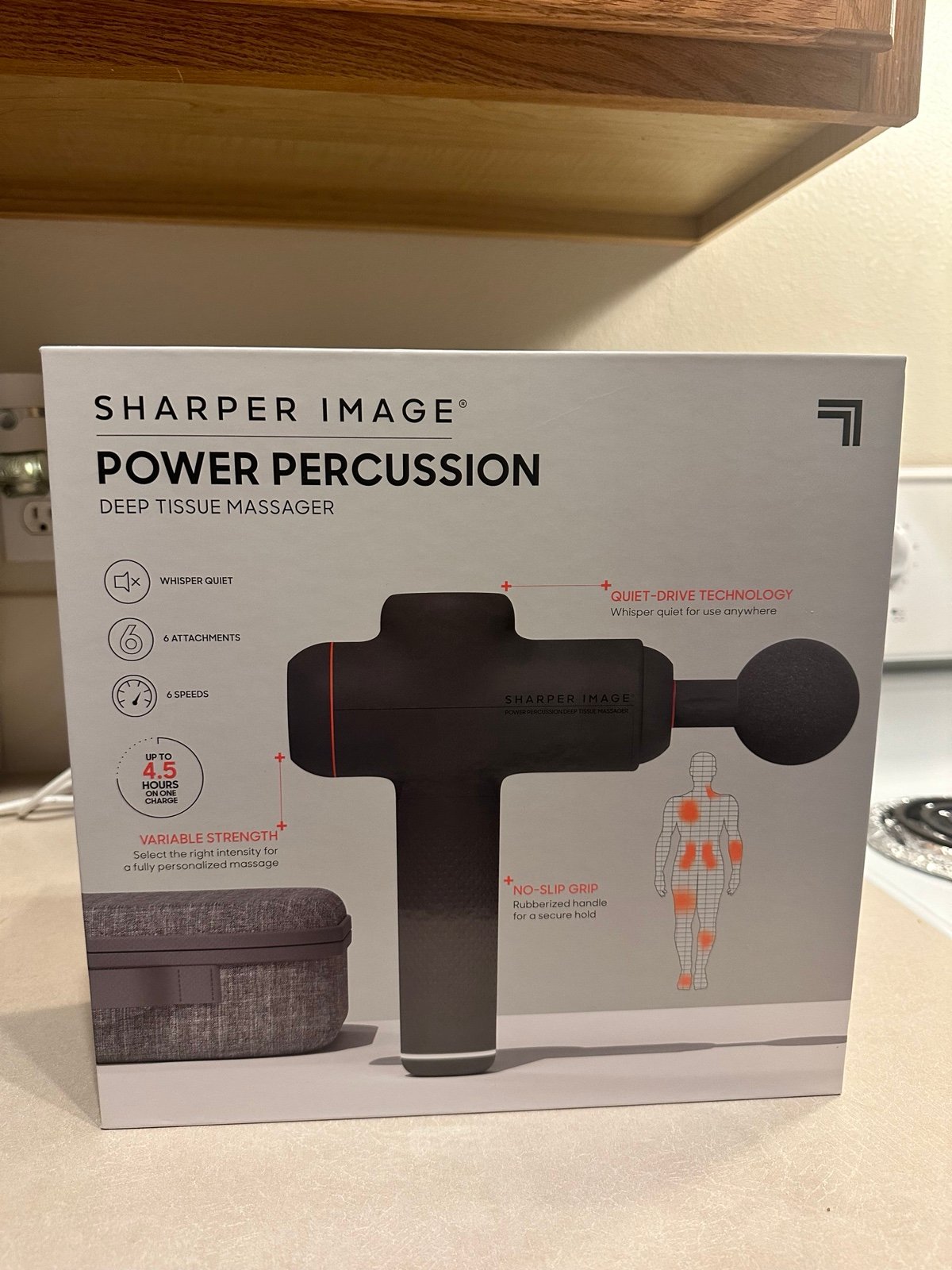 Brand new sharper image massage gun