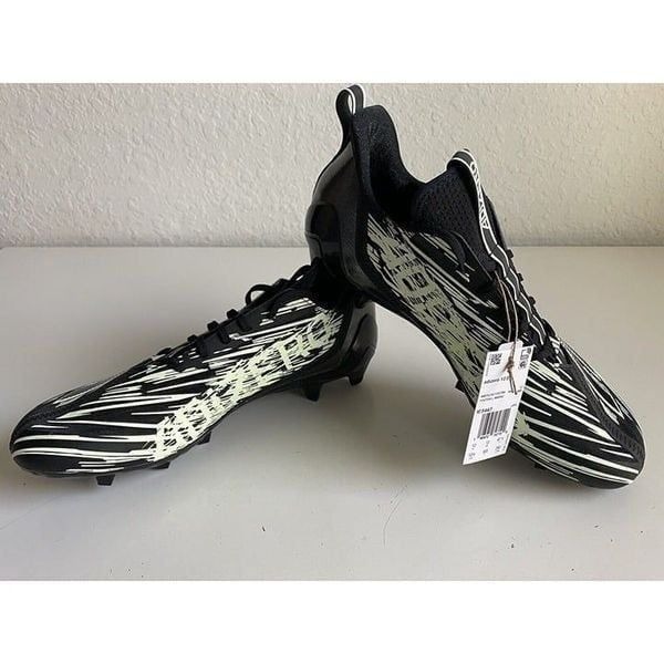 Adidas Adizero Glow In The Dark Football Cleats Men's Size 12.5 Primeknit IE5447