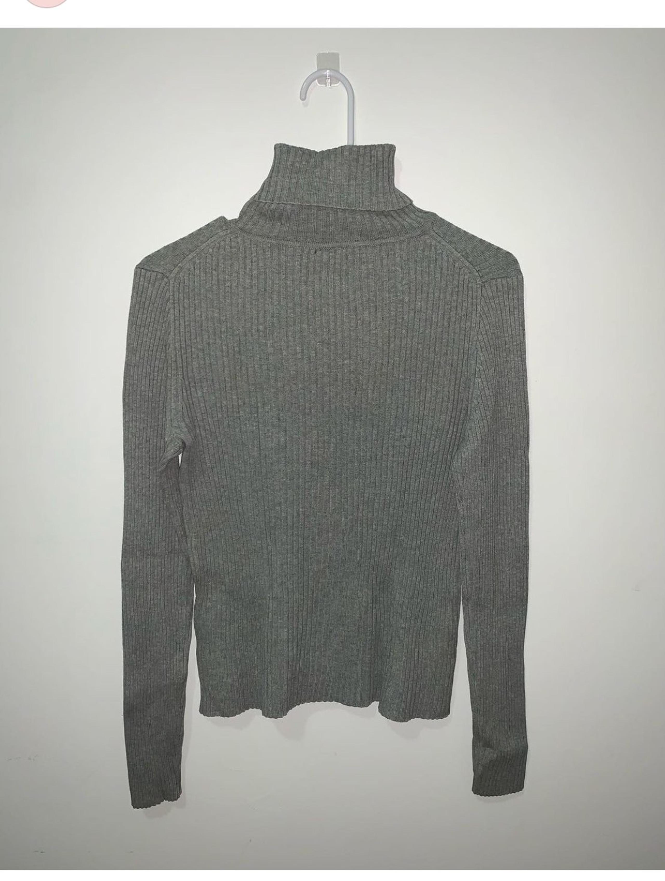 Knitted Black Sweater Top Size
