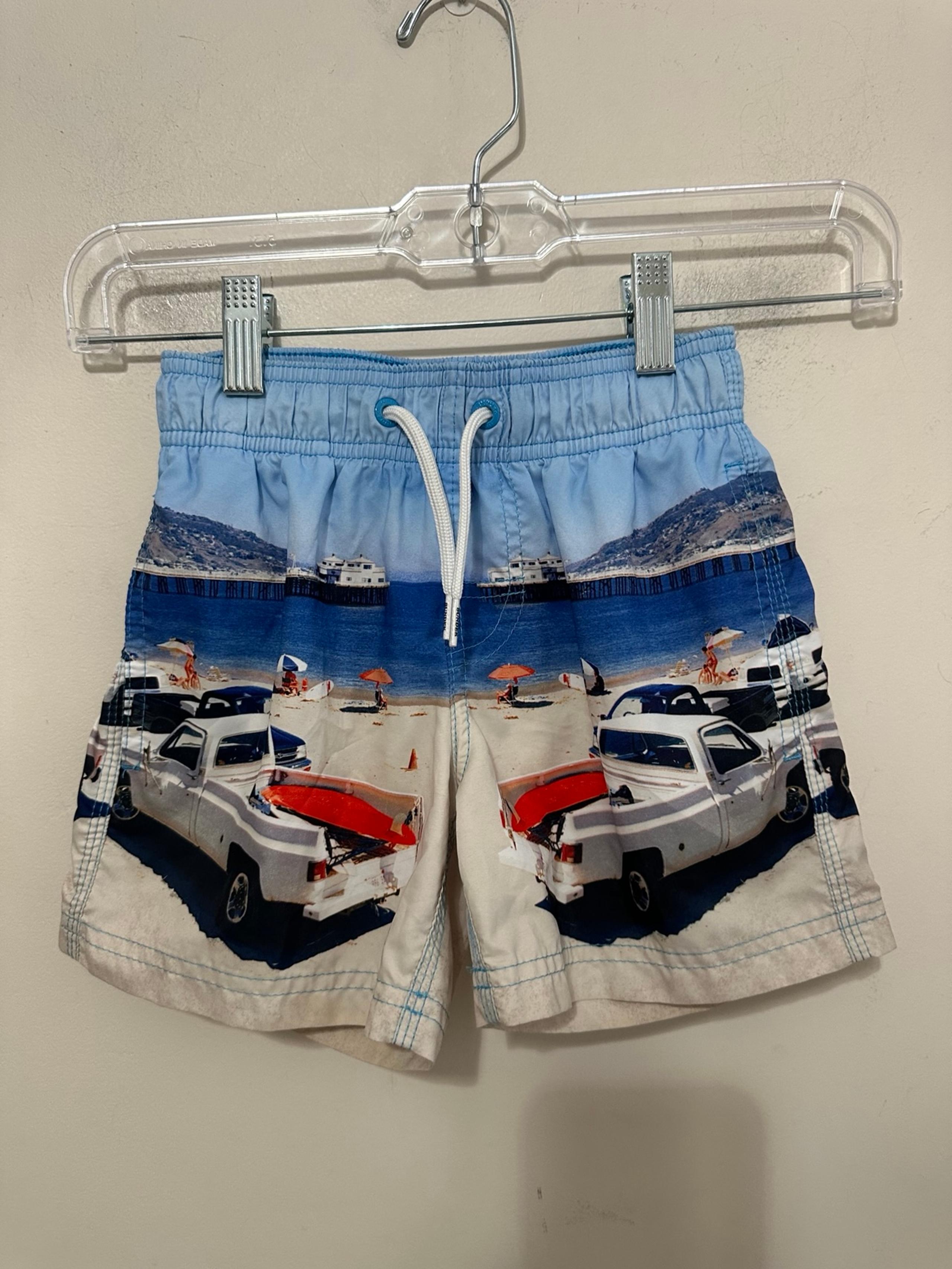 SUNDEK Boys Malibú Pier Swim shorts Size 6 Elastic Waist