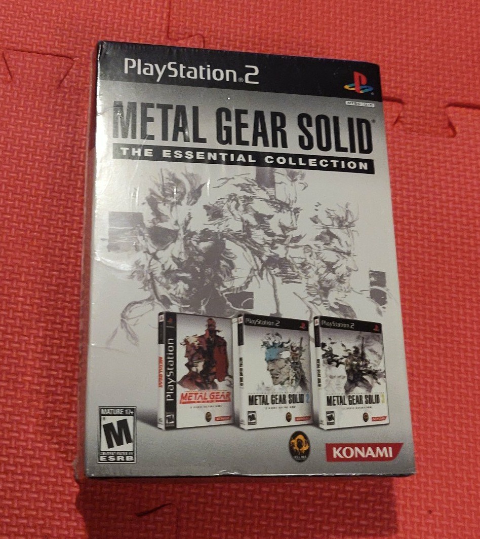 Sealed Metal Gear Solid Essential Collection For Playstation 2