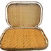 Vintage Set of 10 Bamboo Rattan Wicker Tiki Serving Lap Party Tray 19” x 13”