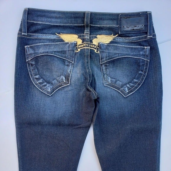 New ROBIN'S JEAN sz 26 Bardot Straight