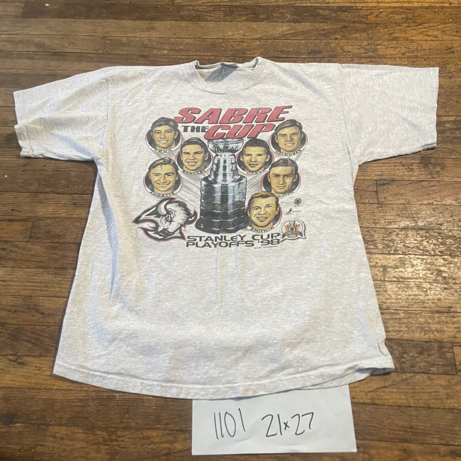 Vintage 1998 Sabre The Cup T Shirt Size Large