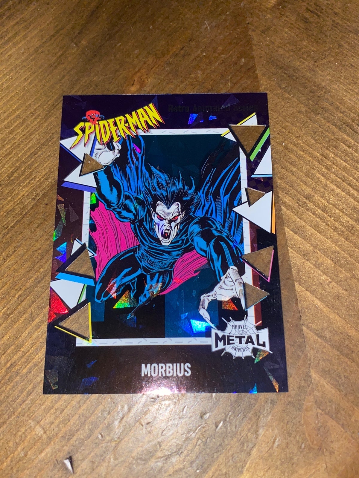 Spider-Man Retro Animated Series Morbius AST-12 Skybox Metal 1:360 Pks Case Hit