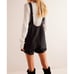 We The Free People High Roller Shortall Denim Jumper Women XS Cotton Pockets