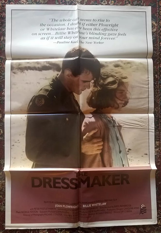 THE DRESSMAKER Original Movie Poster 1988 One Sheet Folded