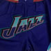 Just Don Utah Jazz Mitchell & Ness NBA XL XLarge Jersey Shorts Purple NWT