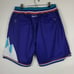 Just Don Utah Jazz Mitchell & Ness NBA XL XLarge Jersey Shorts Purple NWT