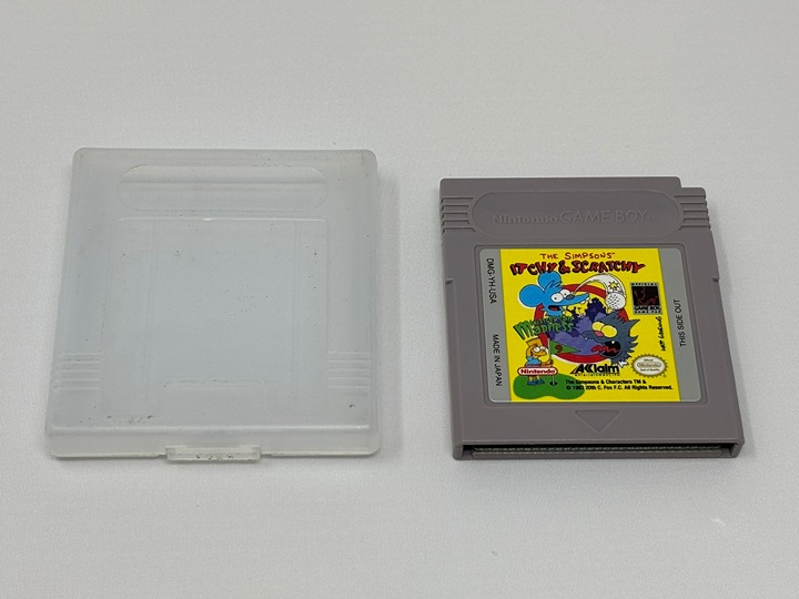 Nintendo GameBoy - Itchy & Scratchy Miniature Golf Madness w/ Snapcase - Tested