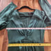 NWOT Lulu's Endearing Elegance Emerald Green Satin Long Sleeve Maxi Dress Small