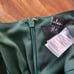 NWOT Lulu's Endearing Elegance Emerald Green Satin Long Sleeve Maxi Dress Small