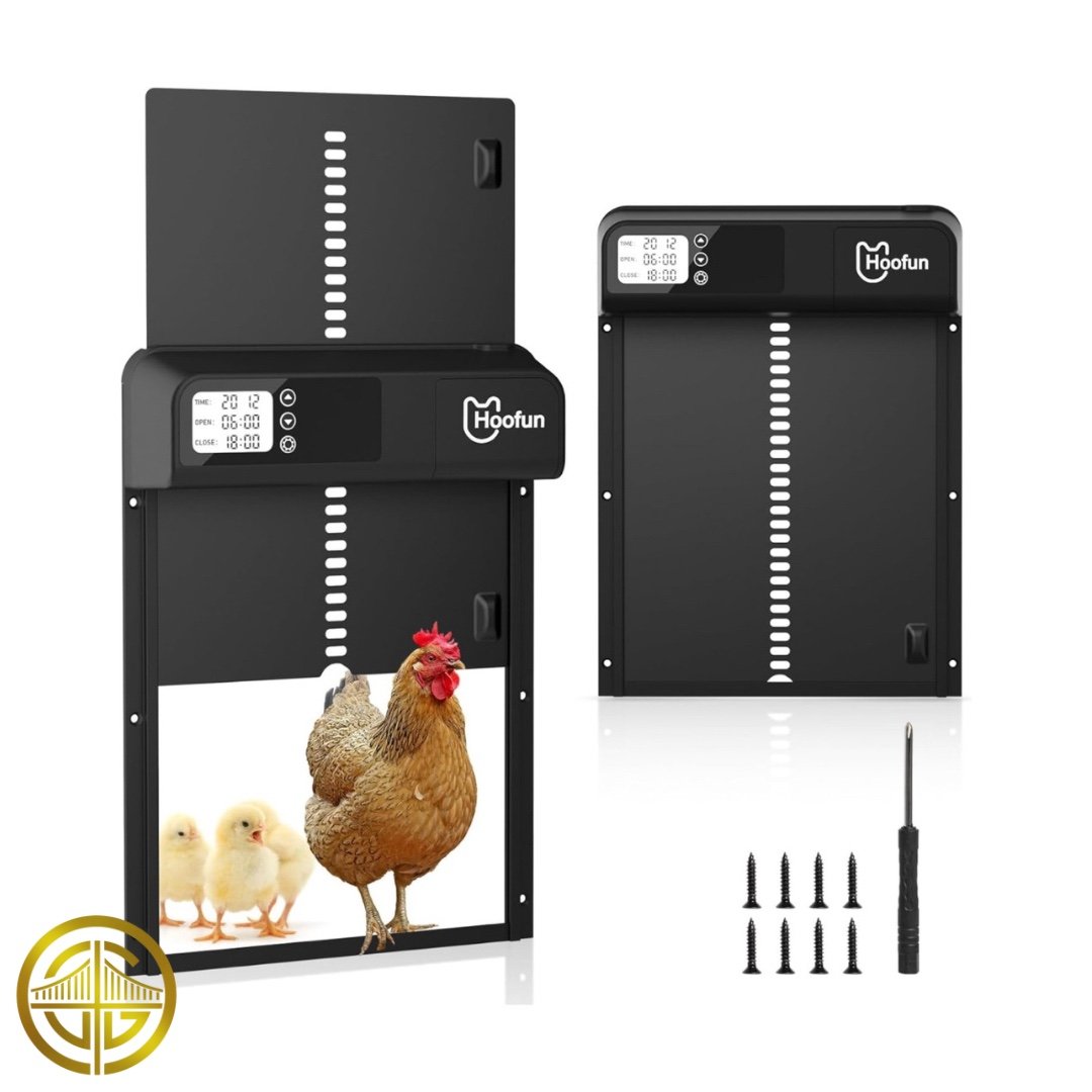 Automatic Chicken Coop Door Opener: Electric Chicken Door with Timer for Chicken