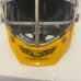 CascadeR Lacrosse Helmet Black/Yellow and Brine Gloves