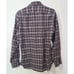 NWT BORRIELLO NAPOLI Gray Blue Plaid Shirt Cotton / Wool Italy Size 15 3/4 40
