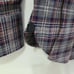 NWT BORRIELLO NAPOLI Gray Blue Plaid Shirt Cotton / Wool Italy Size 15 3/4 40
