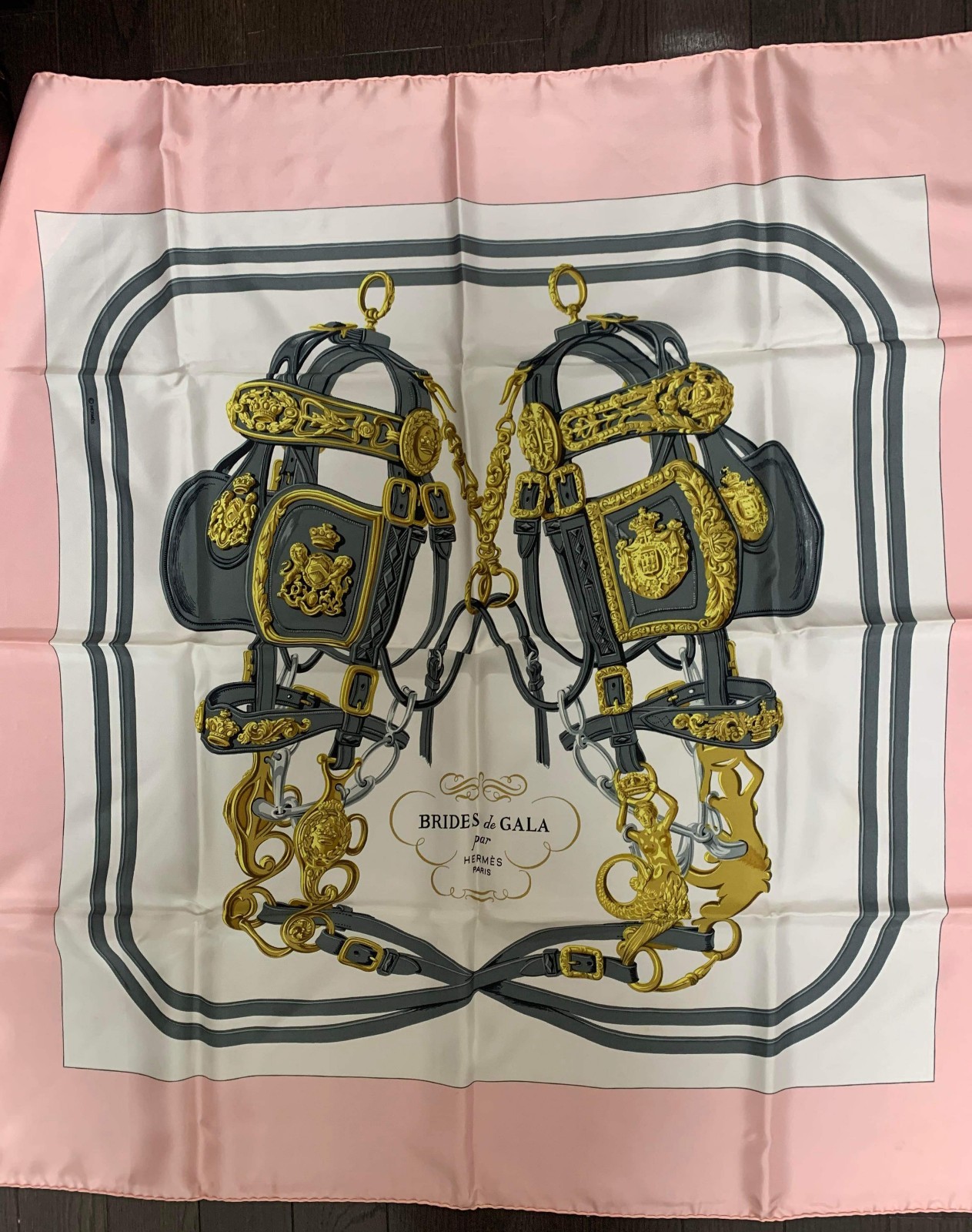 HERMES silk scarf