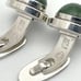 【Rare】 Georg Jensen 44D Nephrite Cufflinks Cufflinks SV925