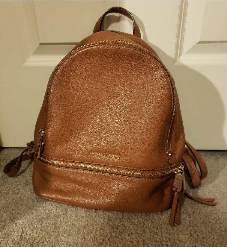 Michael Kors Brown Backpack