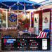 4th of July Decorations Lights Outdoor, 600 LED Red White and Blue Lights