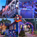 4th of July Decorations Lights Outdoor, 600 LED Red White and Blue Lights