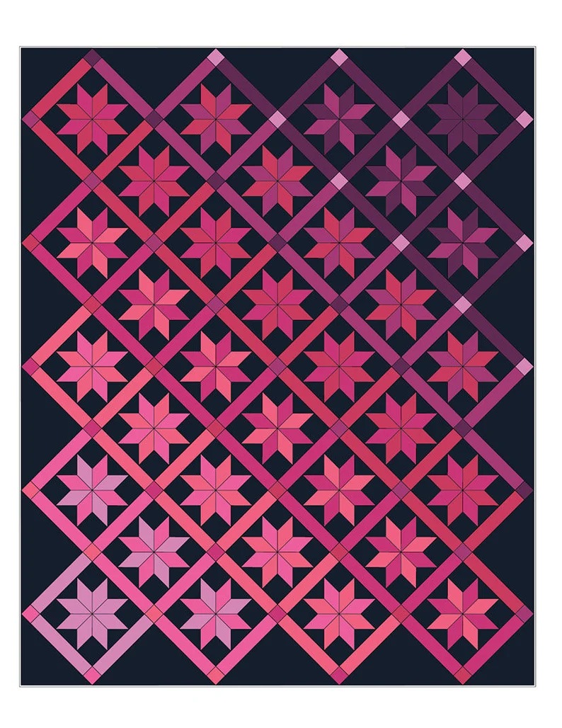 Autumn Star Quilt Kit - by Storyhill Designs - Lip Gloss