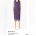 Anthropologie Endless Rose Med Check Sleeveless Boucle Sweater Dress Navy Pink