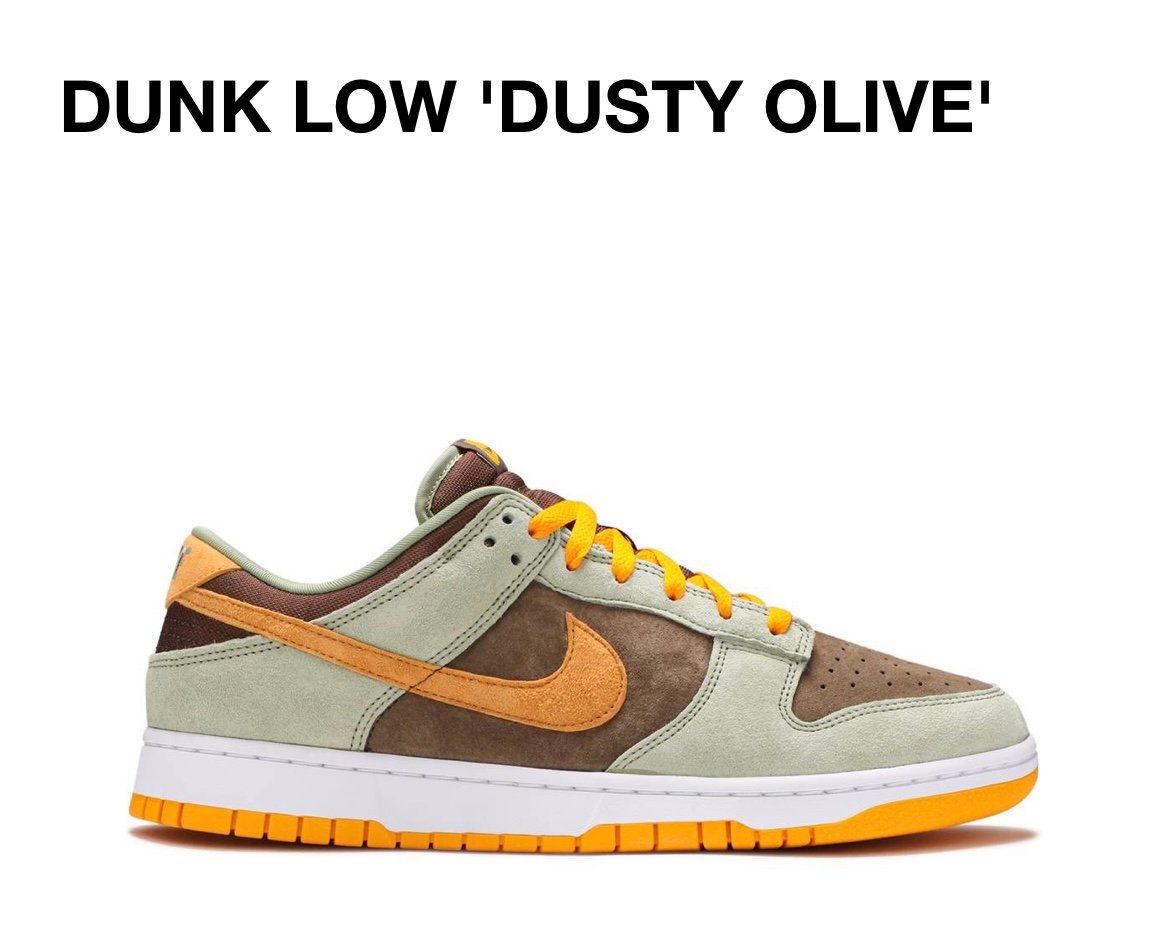 Nike dunk low dusty olive