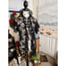 VTG 90's Fredricks Of Hollywood Sexy Black Sheer Lace Duster.
