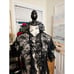 VTG 90's Fredricks Of Hollywood Sexy Black Sheer Lace Duster.