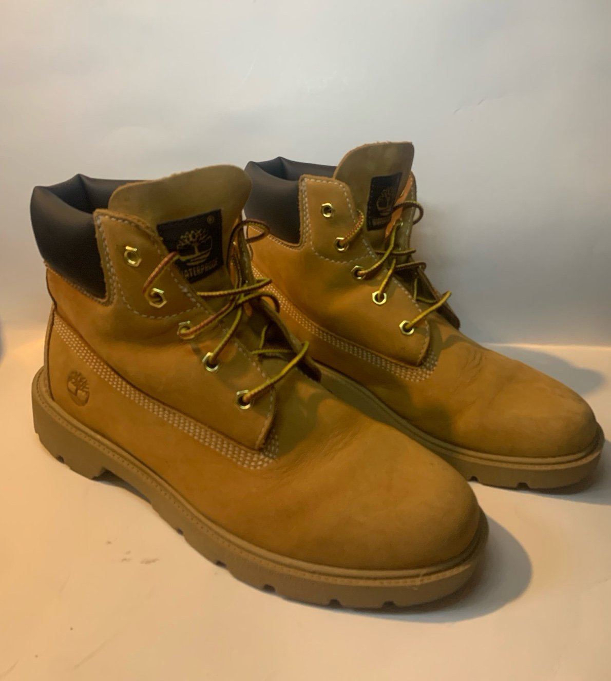 Timberland Boots Boys Size 6 Waterproof Nubuck Leather