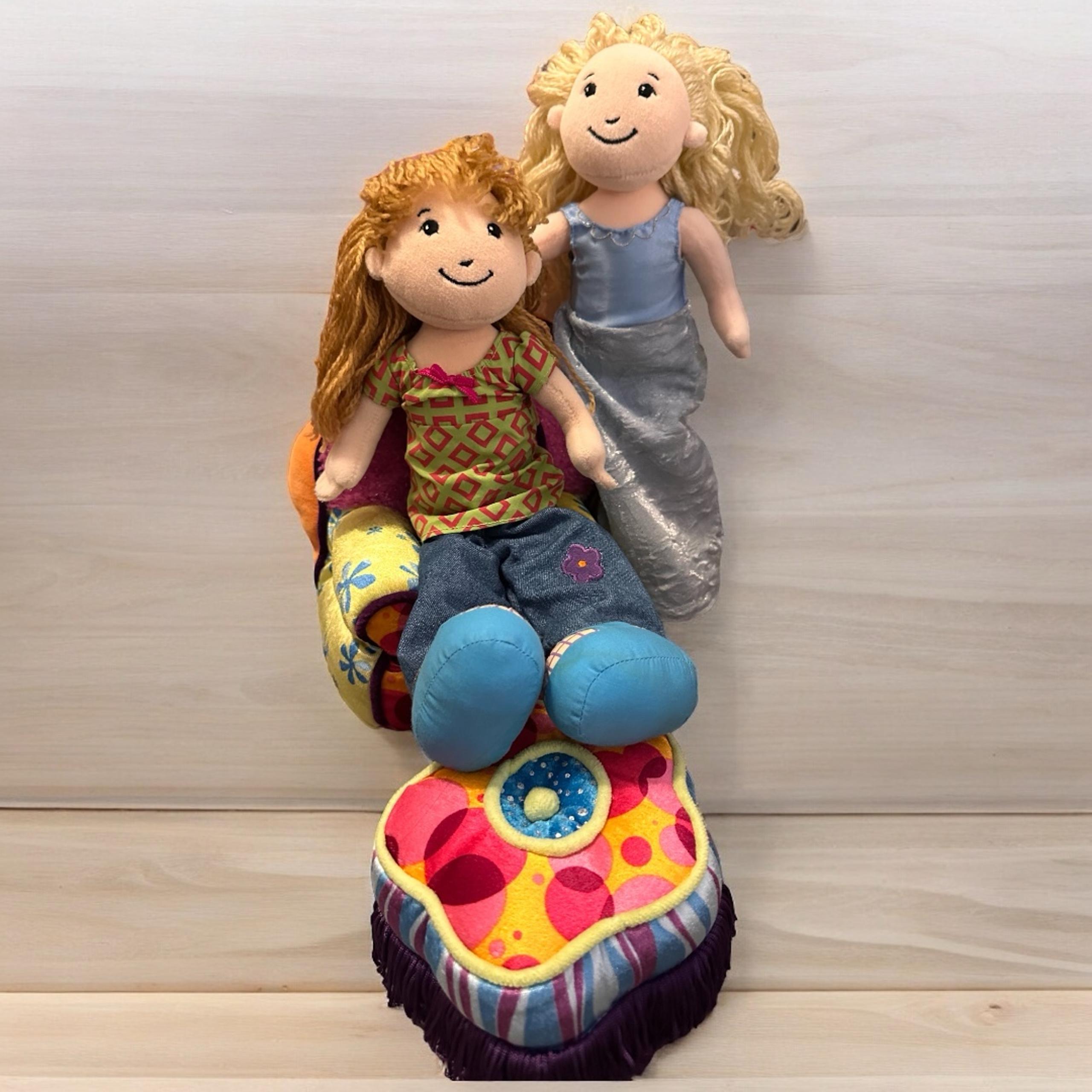 Groovy Girls ~ 2 Dolls, Chair and Ottoman