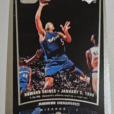Juwan Howard Upper Deck Silver Game Dated 1998-99 Vintage Mint Card #160