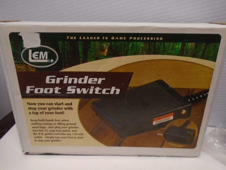 LEM Grinder Foot Switch NEW Sealed